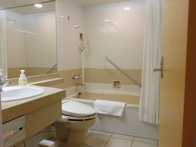 ホテルオークラ札幌のバスルーム（お風呂）