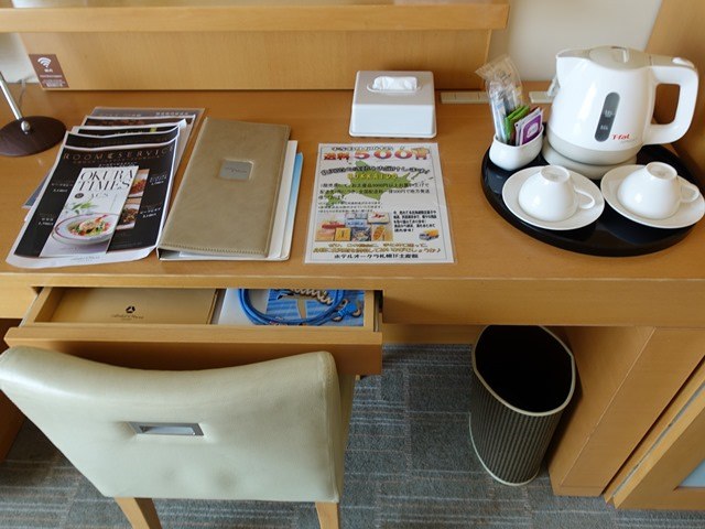 ホテルオークラ札幌のお部屋の備品（Wi-Fi・インターネット）