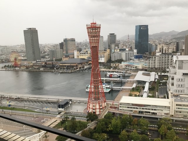 ホテルオークラ神戸の部屋から見える景色