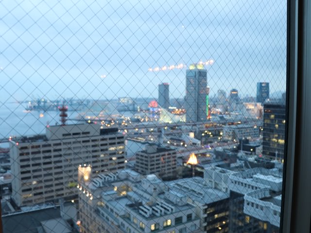 神戸オリエンタルホテルのお部屋から見える景色