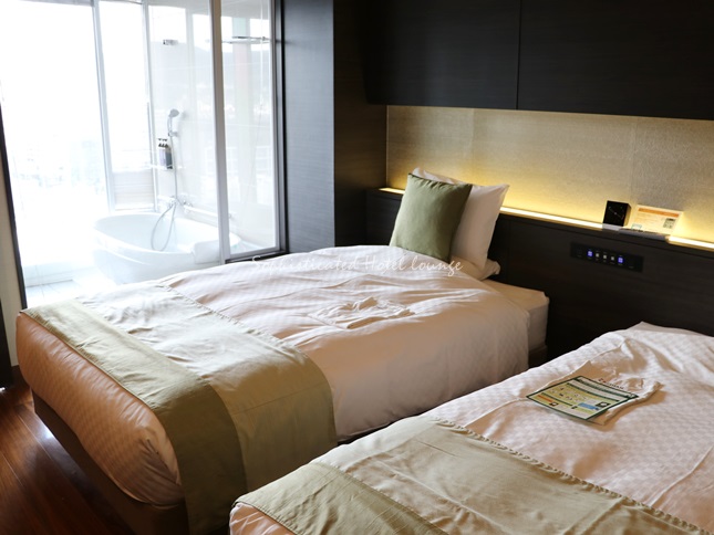 ホテル京阪京都グランデのベッドルーム