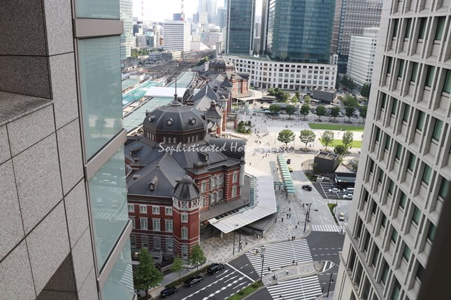 東京駅が見える景色