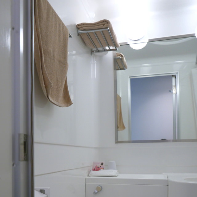 パークサイドホテル広島平和公園前の浴室とトイレ