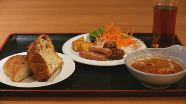 パークサイドホテル広島平和公園前の朝食メニュー