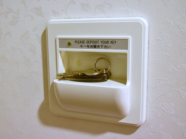 ホテルクラウンパレス神戸の客室ルームキー