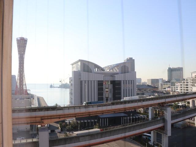 神戸ポートタワーホテルのお部屋からの景色