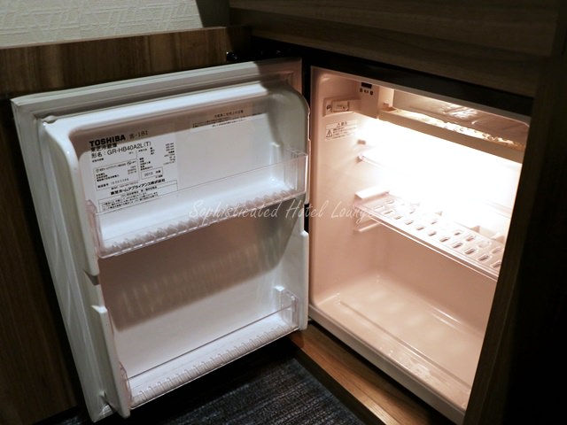 三井ガーデンホテル熊本の客室の冷蔵庫