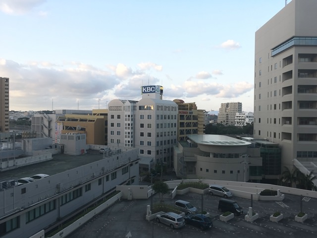 那覇東急REIホテルの窓からの景色