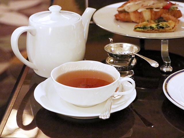 ティー&カクテルラウンジ ファウンテン（ホテル日航熊本）のアフタヌーンティセットの紅茶