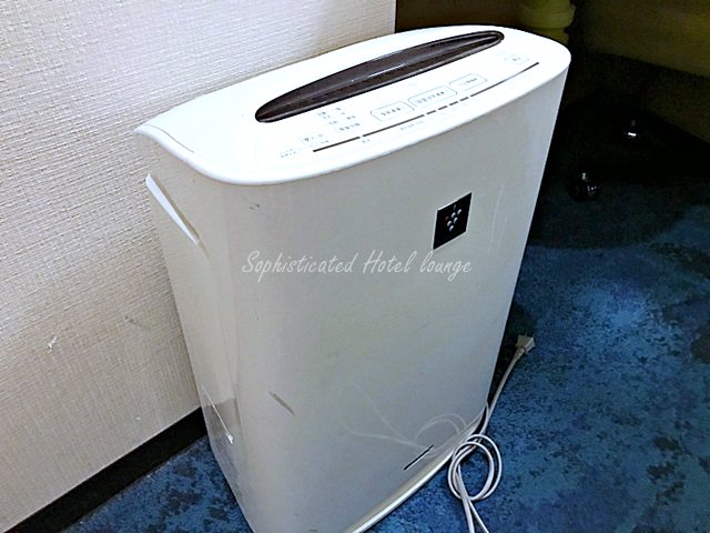 成田ビューホテルの備品（空気清浄機）