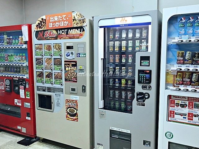 成田ビューホテルの自動販売機コーナー