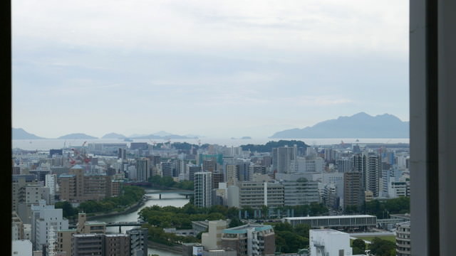 リーガロイヤルホテル広島のお部屋からの景色