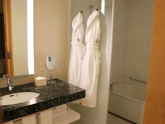シェラトングランドホテル広島の洗面所