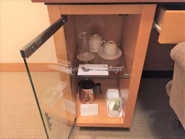 JRホテルクレメント高松の客室備品