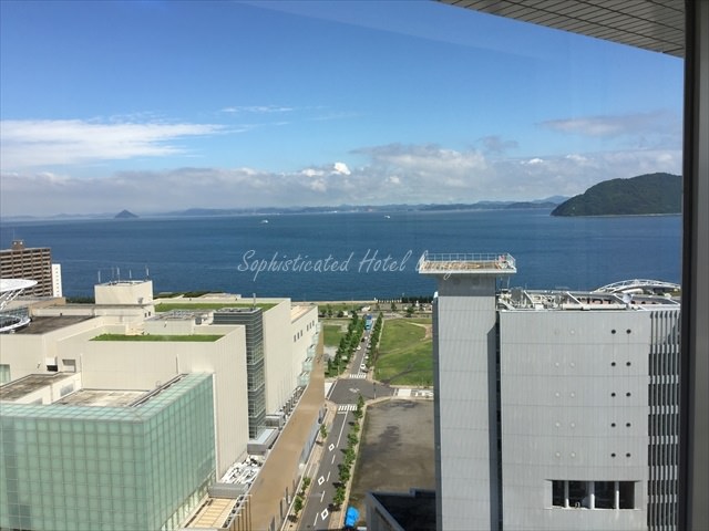 JRホテルクレメント高松のお部屋からの景色