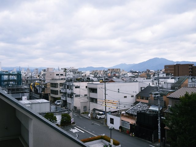 ANAクラウンプラザホテル京都のお部屋からの景色