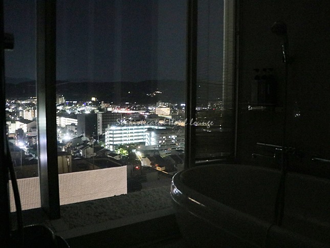 ホテル京阪京都グランデのビューバス景色