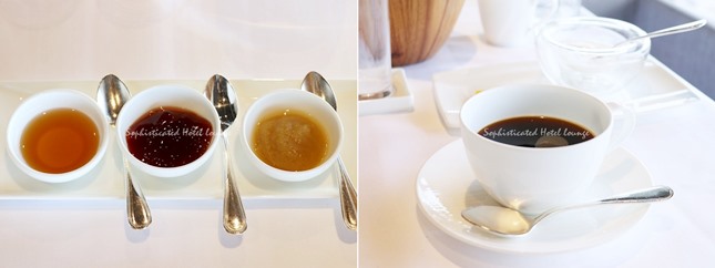リーガロイヤルホテル京都の朝食の内容（ジャムとコーヒー）