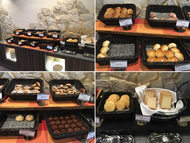 ANAインターコンチネンタル石垣リゾートの朝食ブッフェ（パン）