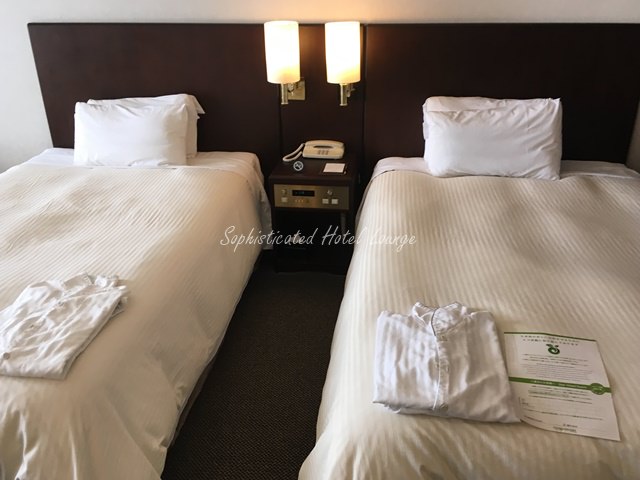 サイプレスリゾート久米島の客室備品（ベッド）