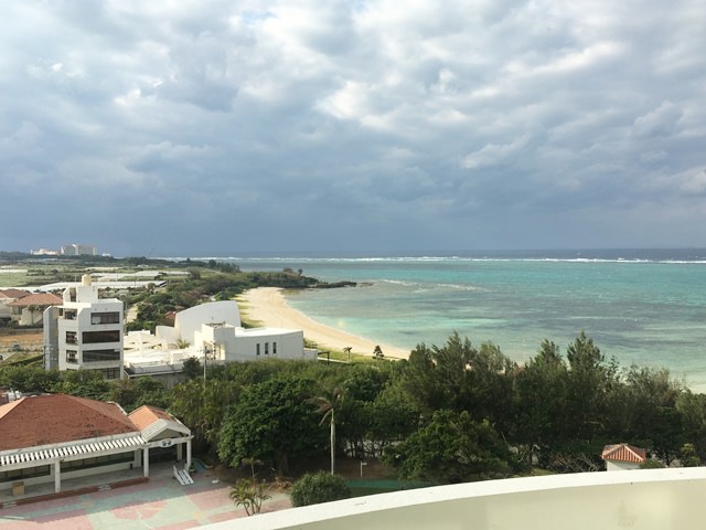ロイヤルホテル沖縄残波岬の部屋から見える景色