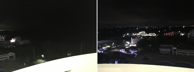 ロイヤルホテル沖縄残波岬の夜景