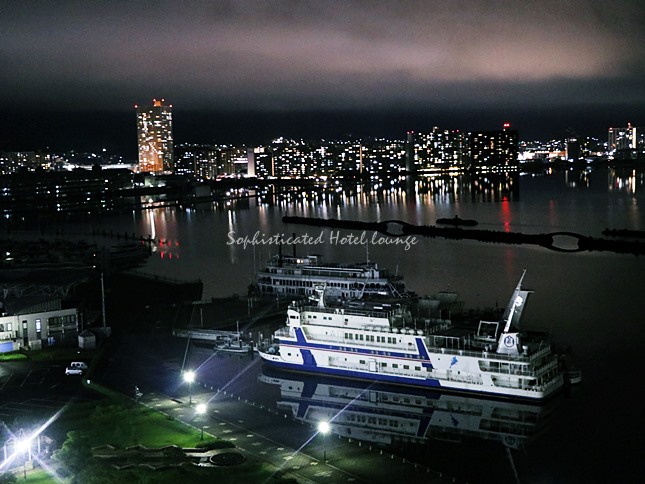 琵琶湖ホテルの夜景