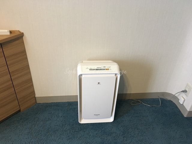 びわ湖大津プリンスホテルの客室備品（空気清浄機）