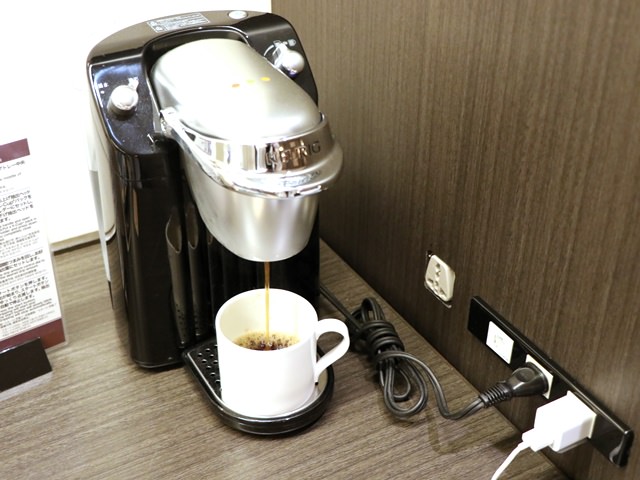 コートヤード・マリオット銀座東武ホテルの備品（コーヒーメーカー）