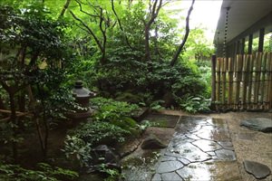 日本庭園と茶室