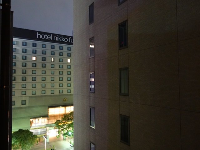 博多東急REIホテルの客室からの景色