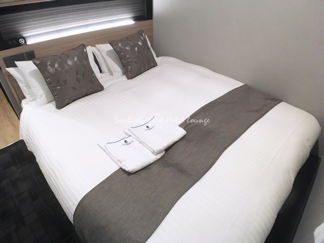 エスペリアホテル博多の客室ベッド