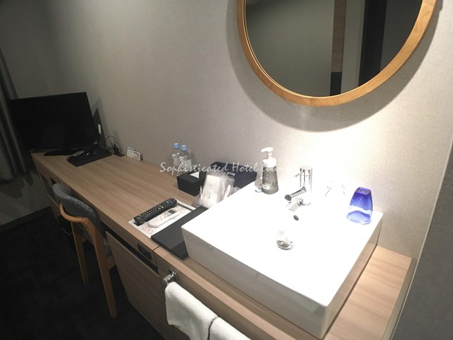 エスペリアホテル博多のお部屋の洗面スペース