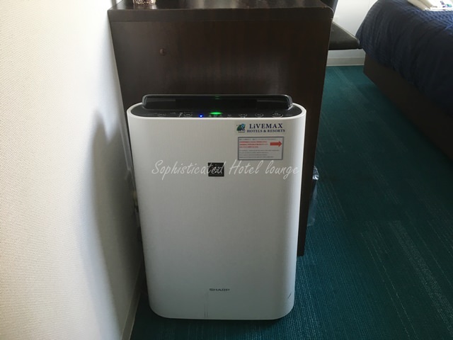 ホテルリブマックス岐阜羽島駅前の客室備品の空気清浄機