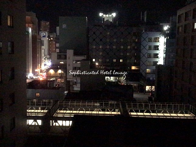 ホテルサンルートニュー札幌の窓から見える景色
