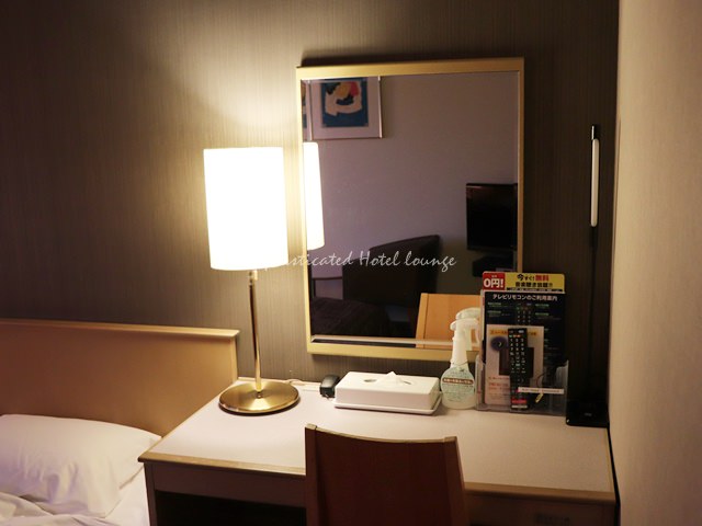 アークホテル京都のお部屋の様子と備品