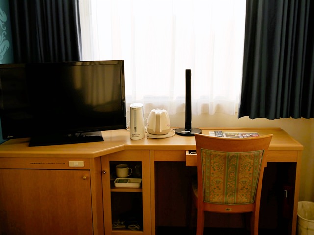ホテルメルパルク岡山の客室内の様子と備品は？