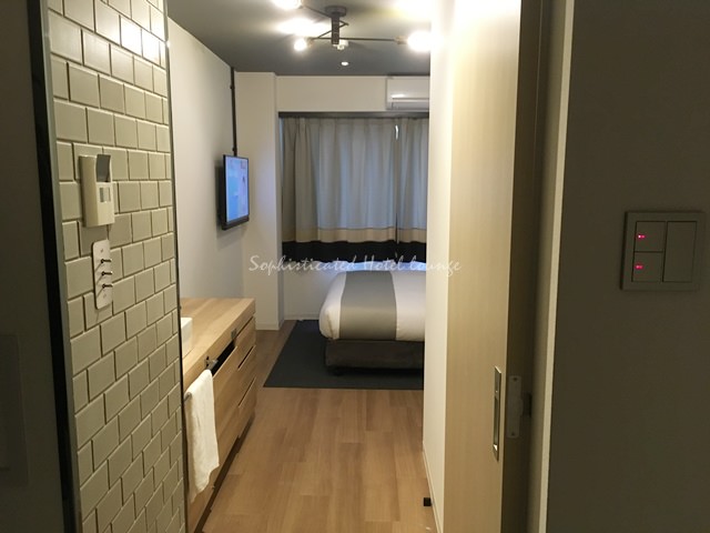 ホテルコルディア大阪のお部屋の様子と備品
