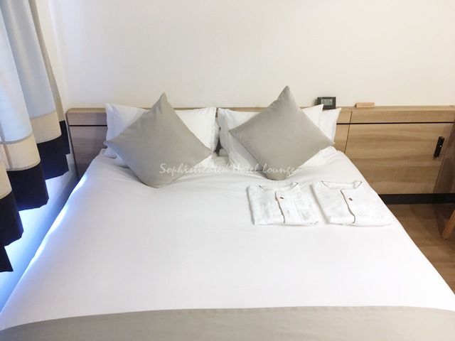 シェララフィア社製のゲルテックスマットレスのベッド