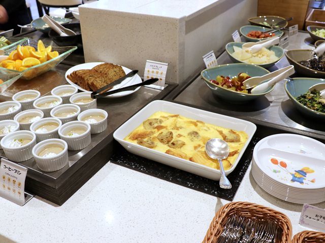 ホテルモントレル・フレール大阪の朝食ブッフェ