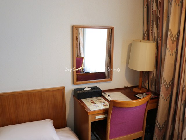 彦根ビューホテルのお部屋の様子と備品
