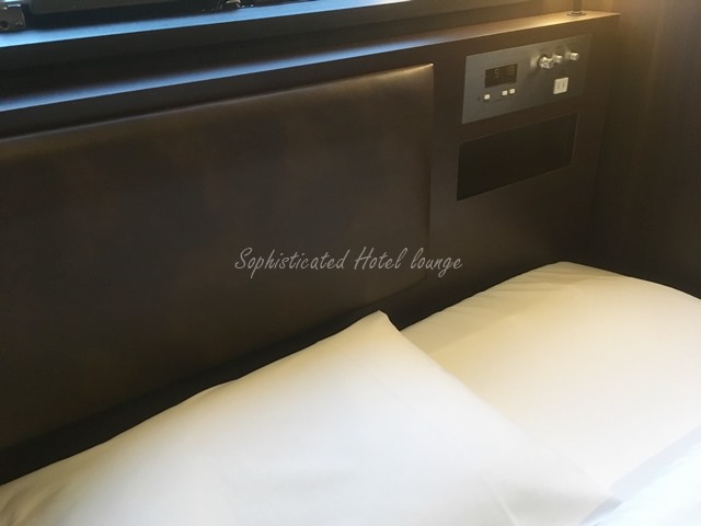 ベルケンホテル東京の客室備品（枕）