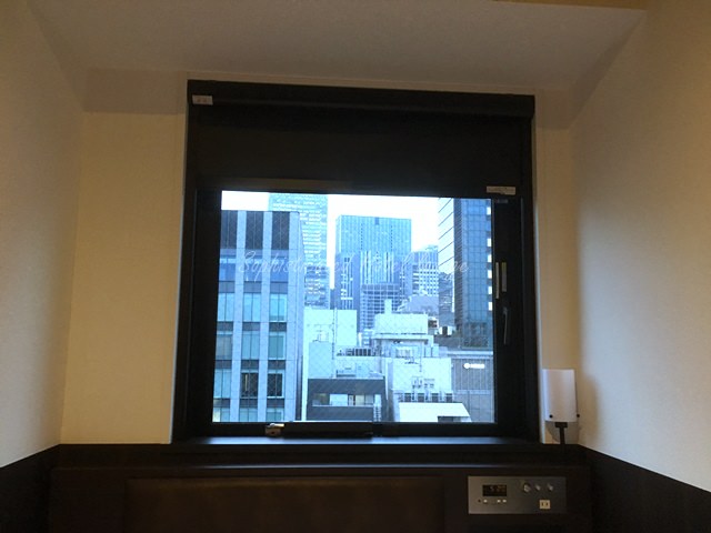 ベルケンホテル東京の客室窓から見える景色