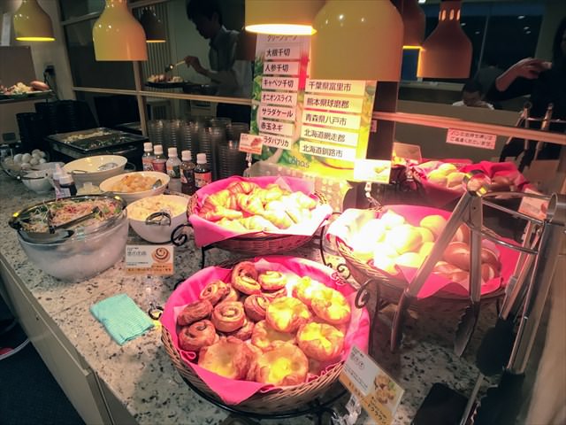 スーパーホテル浅草は和洋ブッフェスタイルの朝食