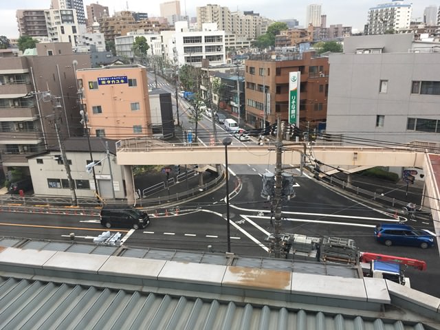東横イン品川青物横丁駅の客室からの景色