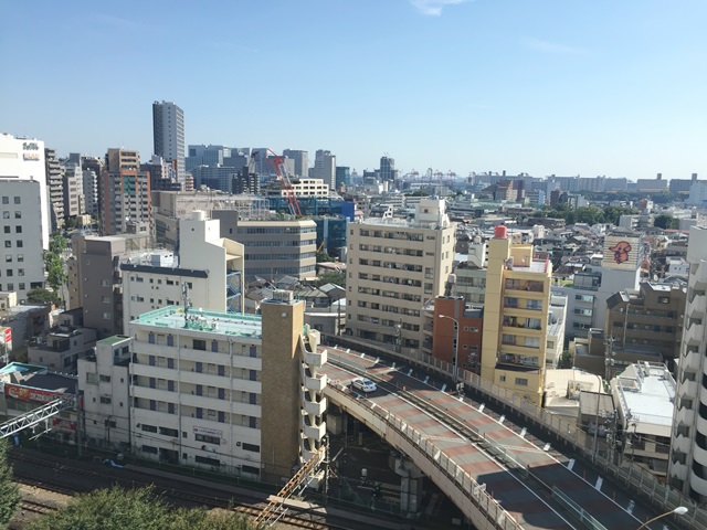 ヴィアイン東京大井町の客室から見える景色は？