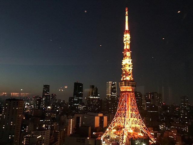 スカイラウンジステラガーデンのおすすめポイントは東京タワーを臨む眺望