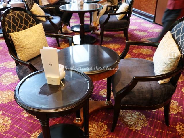 ザ・ラウンジ（ウェスティンホテル東京）の座席の種類